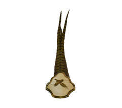 Pheasant Plaque- Standard Hardwood front engraving