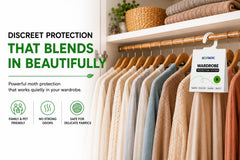 Pheromone sticky traps for clothes moths in wardrobes