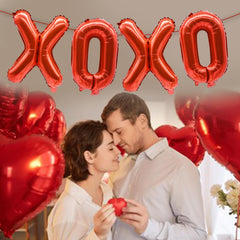 Galentine's Day decorations XOXO balloons