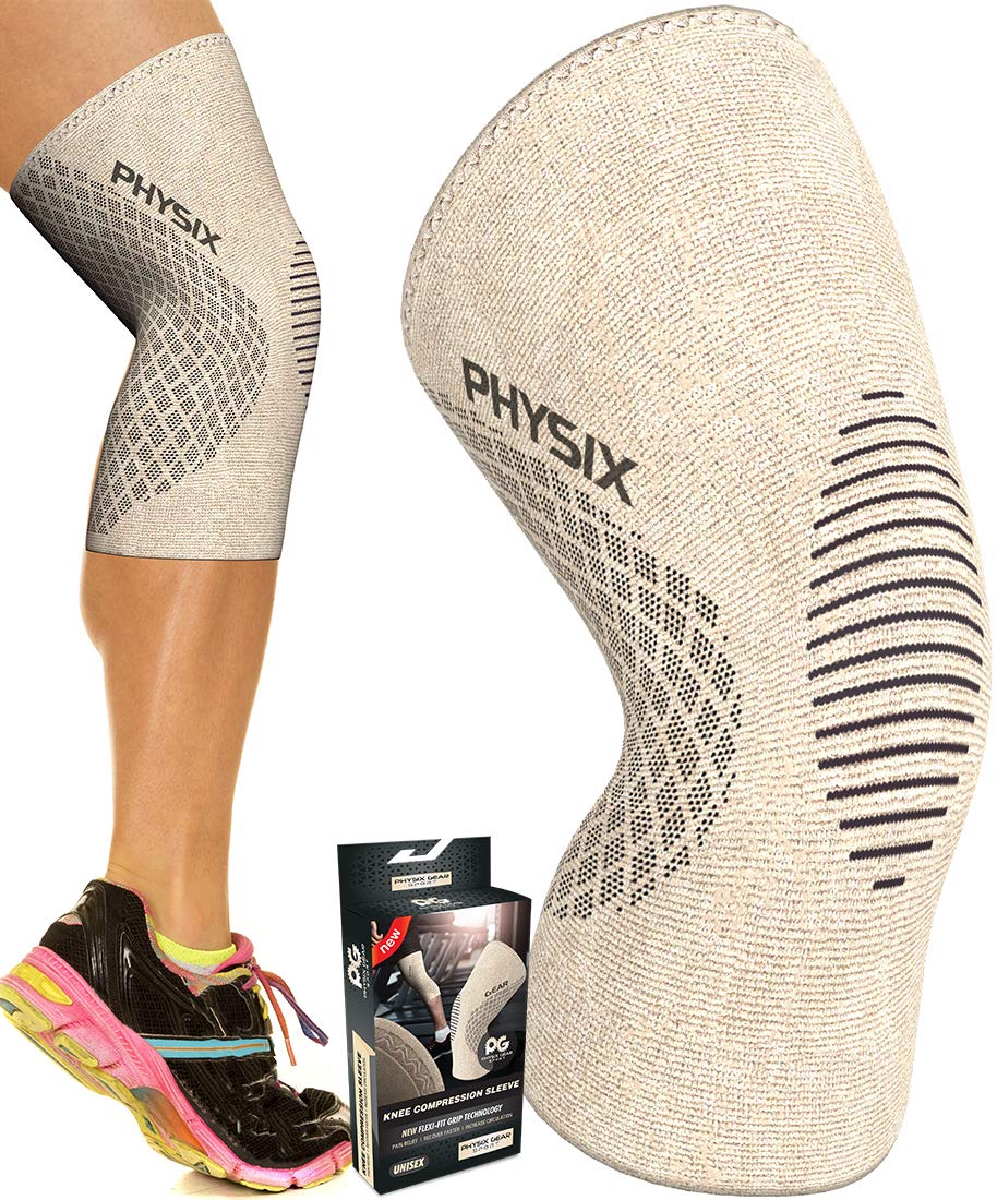 PHYSIX GEAR knee support brace single beige size M