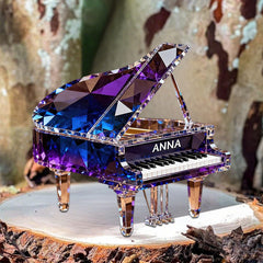 Pianist gift acrylic plaque on desk display