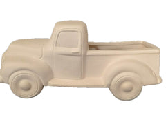 Pick Up Truck 9.5 inch long by 4.5 inch high ceramic bisque