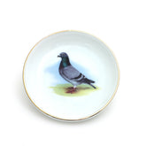 Pigeon Ring Dish porcelain with 22K gold rim