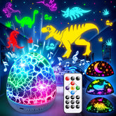 PIKOY dinosaur egg light night projector for kids
