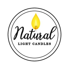 pillar beeswax candle 2.25in diameter glass
