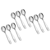 Pimoys toddler spoons set in stainless steel for kids