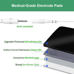 2mm pin-in connector universal compatibility tens pads