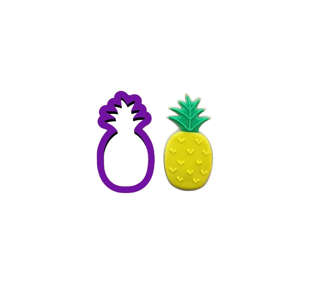 Pinaple cookie cutter 4h x 2w in tropical set