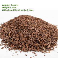 Pine bark chips 1/2 to 1 inch organic mulch