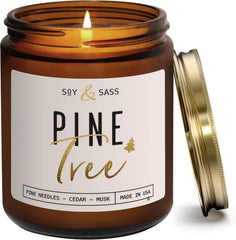 Pine Candle Pine Tree Soy Candle 9oz