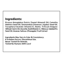 Pineapple Extract ingredient detail on Made For Locs spray