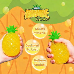 Pineapple fruit figurine vase fillers arrangement