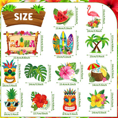 pineapple palm tree magnet design for fridge