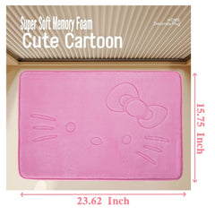 pink area rug suitable for living room and bathroom