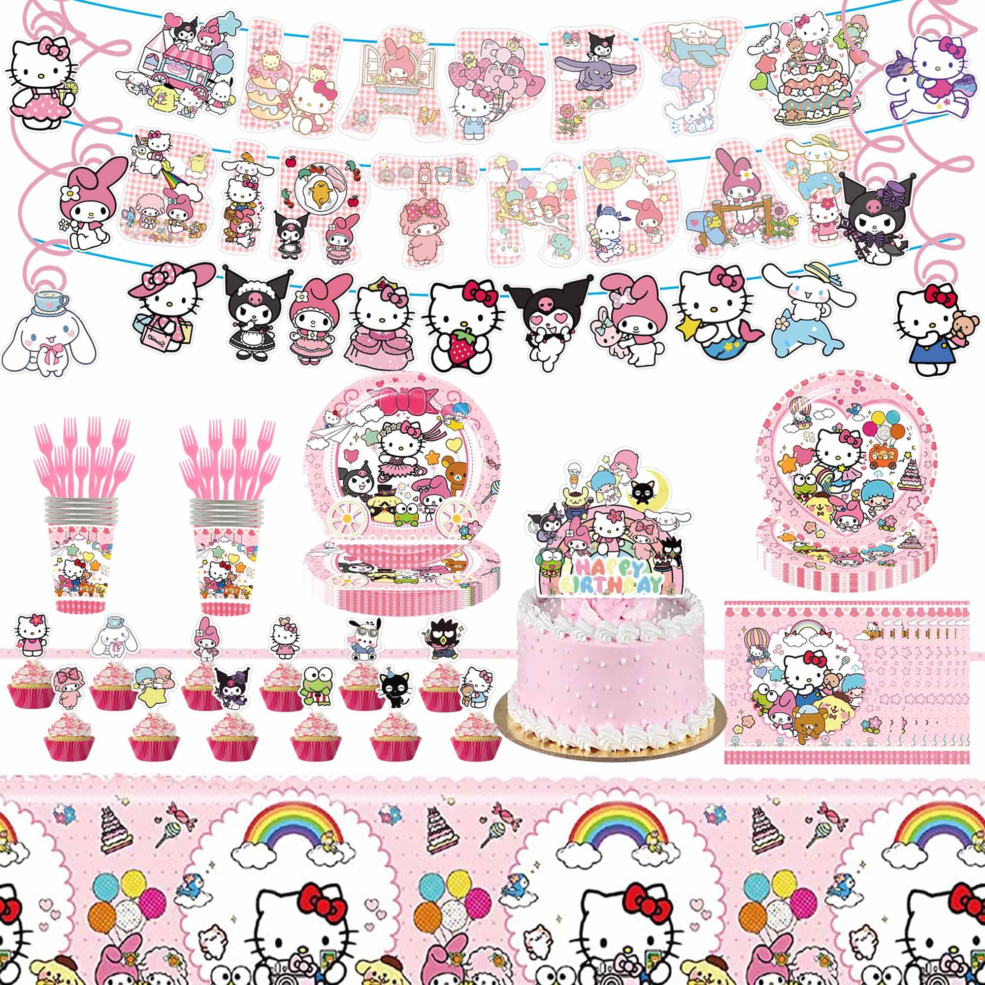 Pink Birthday Party Decorations Kit single item included