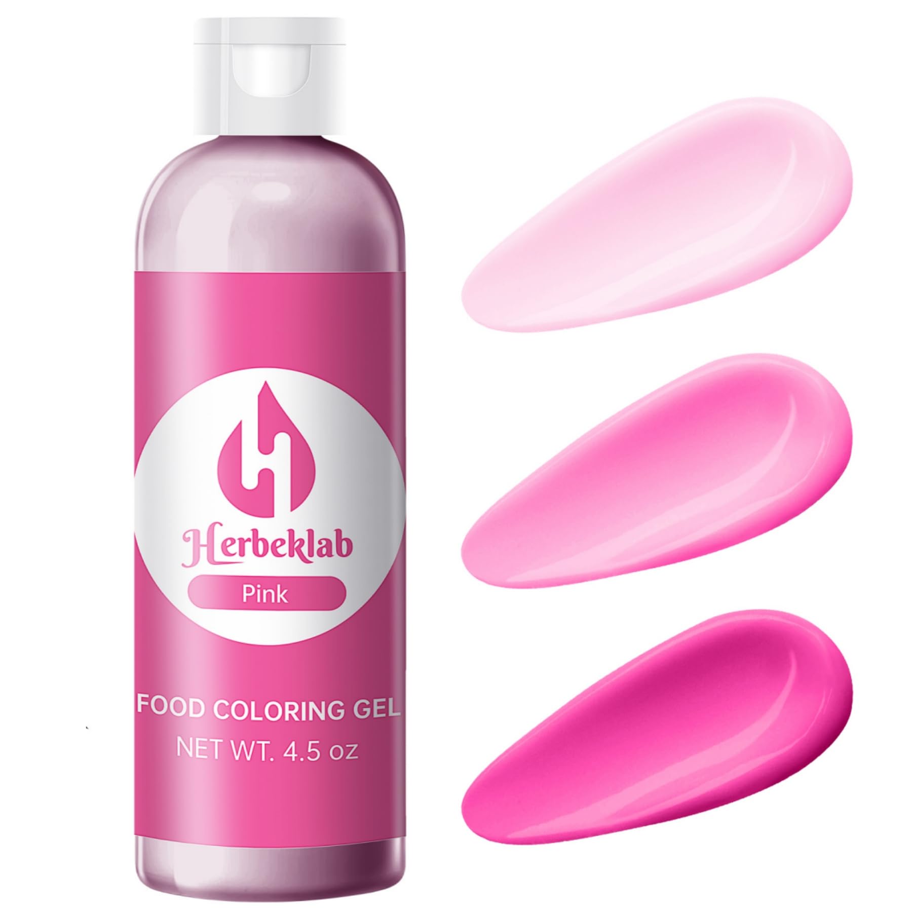 Pink gel food coloring 4.5 oz for baking and decorating