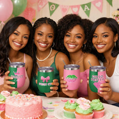 304 stainless steel sorority tumbler 12 oz for events