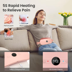NOWWISH heating pad LED display 6 heat levels and 6 modes