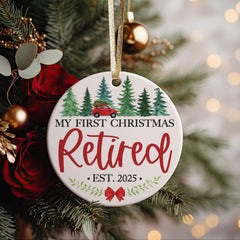 Back of ornament customizable with permanent marker