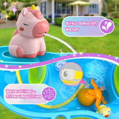 Unicorn horn switch on water table pump