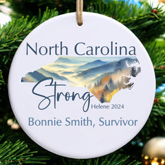 Bold North Carolina State design commemorating survivors and rescuers