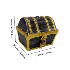 Includes 1 lock and 2 keys with treasure chest