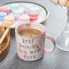 Pitpull Pug dog mom gift mug 11.5oz