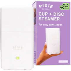 Pixie menstrual cup steam cleaner product image in white