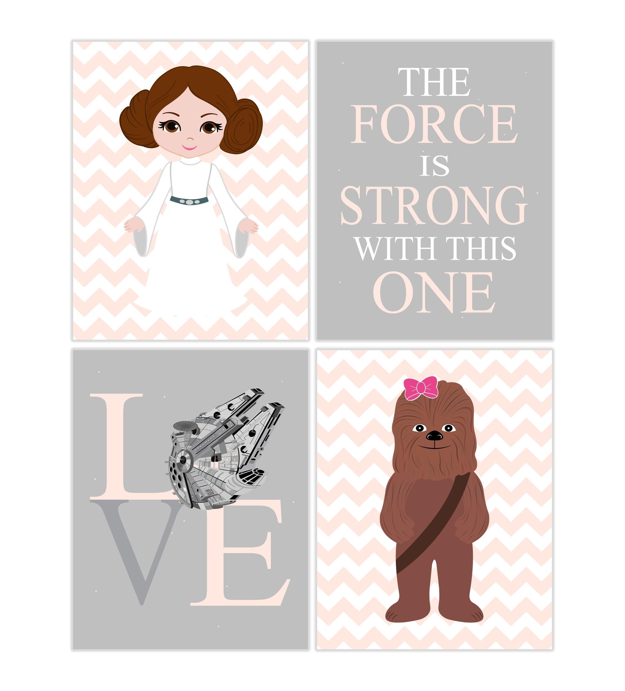 Pixie Paper space wars prints unframed four pack