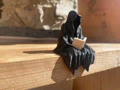 PLA material sitting ghost figurine