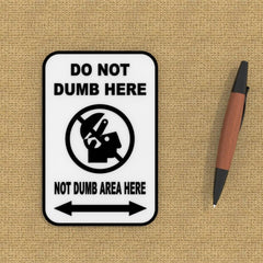 White PLA background sign with black embossed graphics on a wall-ready design