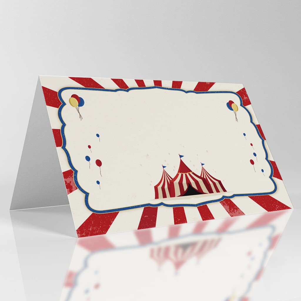 WZ017 Carnival Circus theme place cards