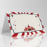 WZ017 Carnival Circus theme place cards
