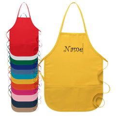 PLACE4PRINT personalized kids apron embroidery closeup