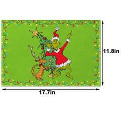 pack of 4 placemats for Christmas dining