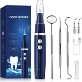 Plaque Remover for Teeth device with small handle and three replacement heads