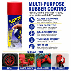 Plasti Dip Red 11 oz peelable rubber coating for DIY projects