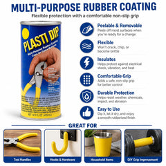 Yellow Plasti Dip coating for DIY projects and crafts