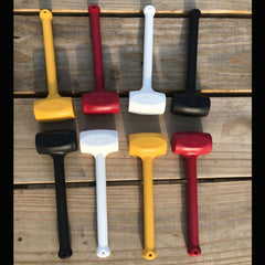 Yellow Maryland flag colors plastic crab mallet from set of four