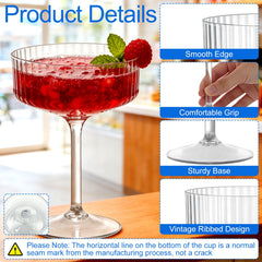 Plastic martini glasses 12 pack for parties