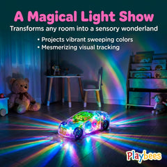Playbees bump and go car with LEDs