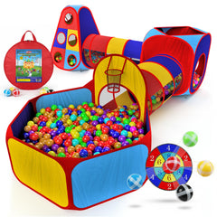 Playz 5pc pop up play tent and tunnels carry bag product image