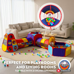 Playz kids indoor outdoor play tent set with carry bag image