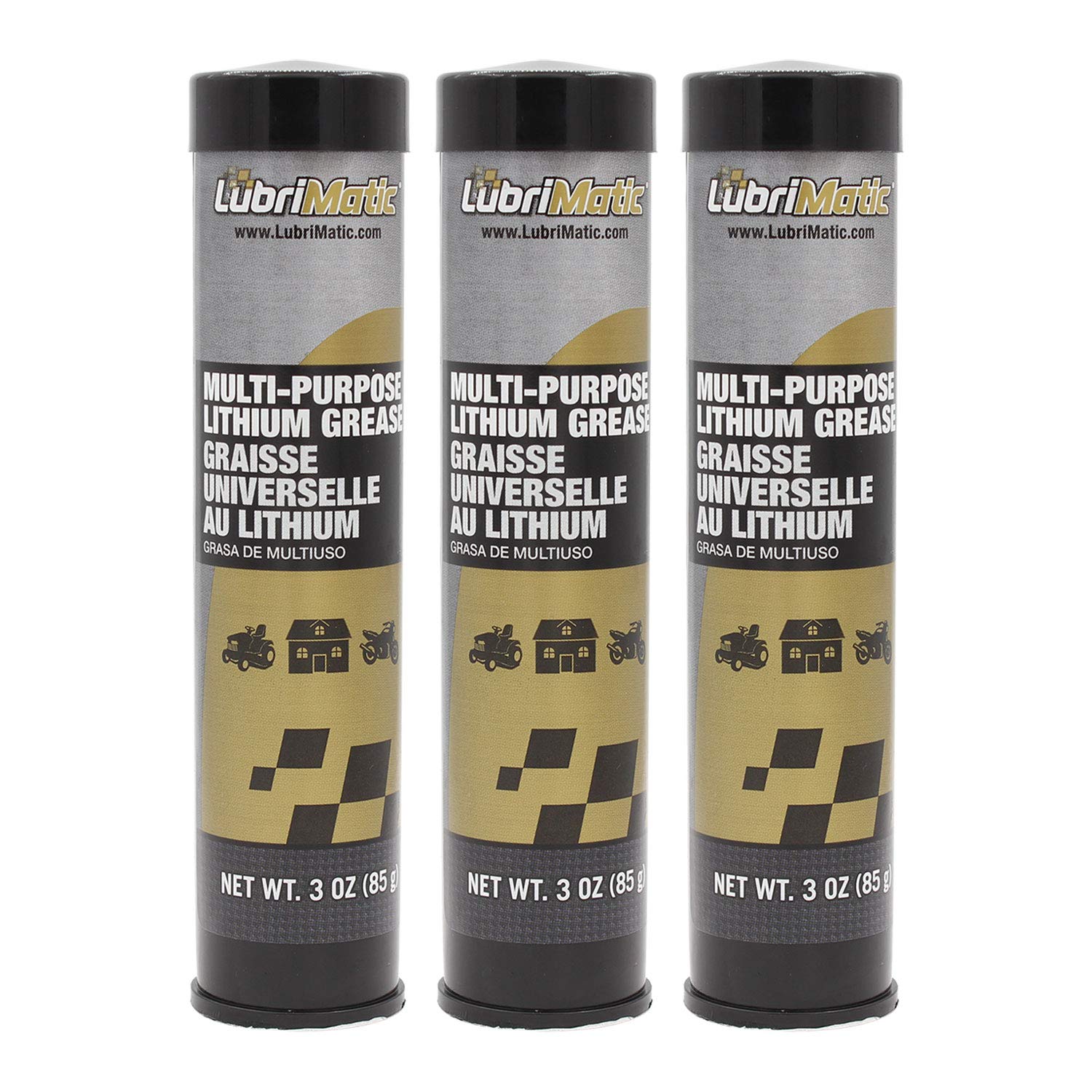 Plews & Edelmann LubriMatic 11312 amber 3oz grease cartridge pack
