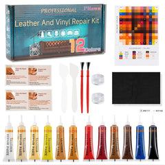 Plfawu leather vinyl repair kit 21Pcs set