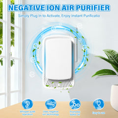 Bedroom use four-pack plug-in ionic air purifier