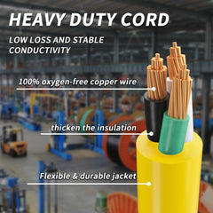 Weatherproof SJTW jacket on outdoor extension cord
