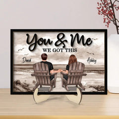 plywood plaque packaging with display stand