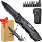 Pocket Multitool Knife stainless steel with black coating