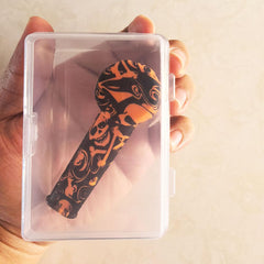 Pocket travel size straw in plastic box